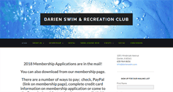 Desktop Screenshot of darienswim.com